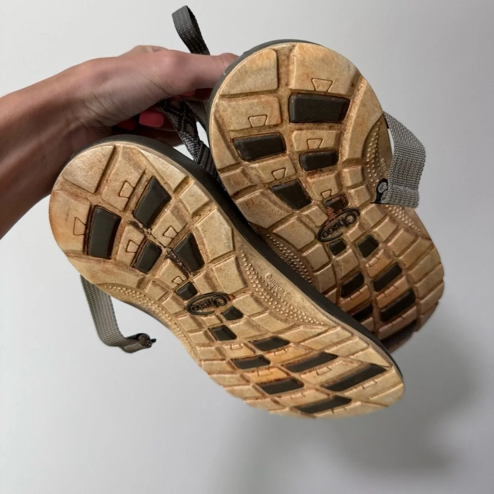 Chaco Kids 5 Gray Diamond ZX1 Outdoor Hiking Sandals